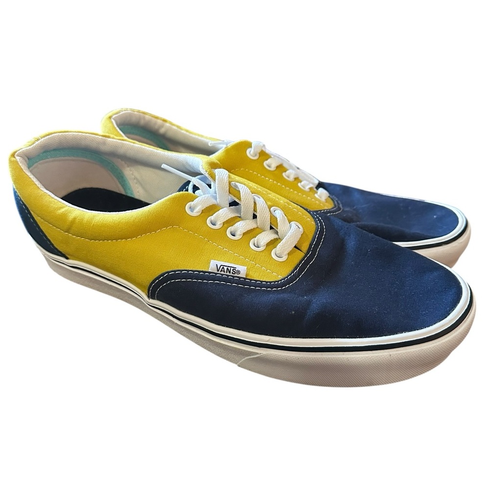 Vans Era Crush Blue Gold Sneakers size 11 M